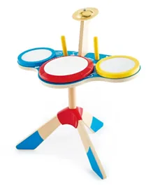 Hape Wooden Drum And Cymbal Set