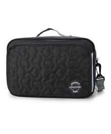Little Story Baby Diaper Changing Clutch Kit - Quilted Black