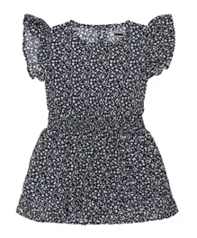 فستان بأكمام فضفاضة من دي جي دوتشجينز - باللون الأسود
