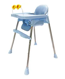 كرسي الطعام المرتفع للأطفال من أملا كير - ازرق