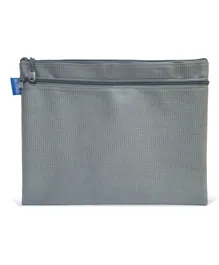 Maxi B4 Double Zipper Bag - Grey