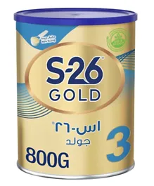 S26 Progress Gold Premium Milk Powder - 800g, Stage 3