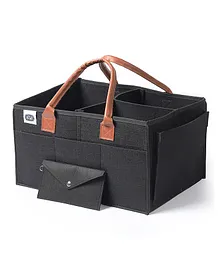 Little Story Medium Diaper Caddy - Black