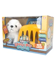 Plush Dog Toy With Carry Cage