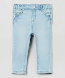 OVS Side & Back Pockets Jeans - Light Blue