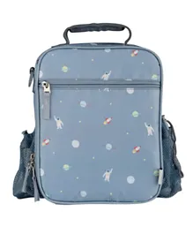 Citron Spaceship Insulated Lunchbag Backpack Style - Blue