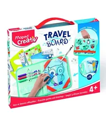 Maped Creativ Travel Board - Erasable, Multicolor, Fun Learning School Accessory for Kids 4 Years+
