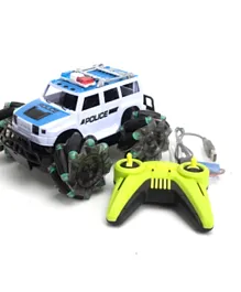 Hummer RC 1:16 Police High Speed Car - White