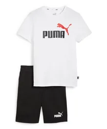 PUMA Short Jersey Set - White and Black