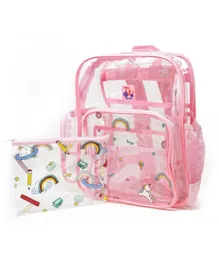 Backpack with pencil case - Unicorn