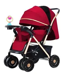 Dreeba Two-Way-Push Baby Stroller A6 - Red