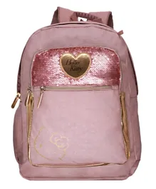 Sanrio Hello Kitty UNV Mtlk Backpack F21 Pink - 17 inches