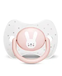 Suavinex - Soother with Rabbit Print - Pink
