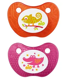 Nip Feel Silicone Soothers Multicolor - Pack of 2