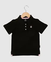 Beverly Hills Polo Club Core Stretch Pique T-Shirt - Black