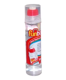 Funbo Clear Liquid Glue Pack of 12 - 50mL Each