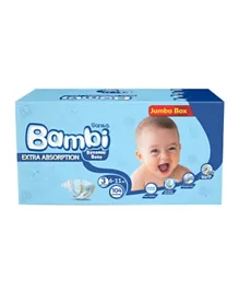 Sanita Bambi Baby Diapers Jumbo Box Size 3 - 104 Pieces