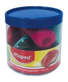 Maped 1 Hole Bulbo Sharpener Pack of 12 - Assorted