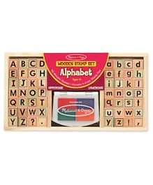 Melissa & Doug Alphabet Stamp Set - Multicolour
