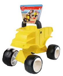 هايب - شاحنة قلابة خشبية  - صفراء