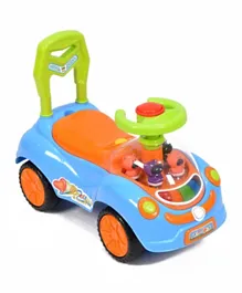 Amla - Children's Push Car with Music - Blue