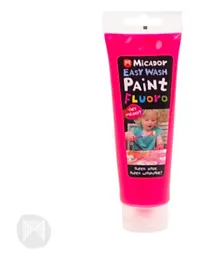 Micador Easy Wash Fluoro Paint Pink - 120mL