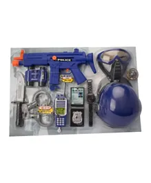 Police Force Equipment Set - 9 Piece Playset for Kids, High-Quality Material, Ages 3+