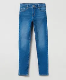 OVS Front Pocket Denim Jeans - Ensign Blue