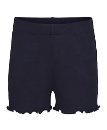 Vero Moda Solid Shorts - Navy