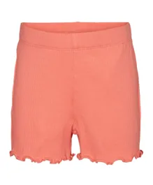 Vero Moda Solid Shorts - Peach