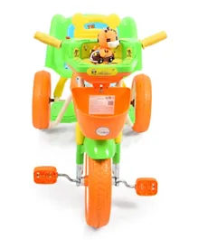املا كير - دراجة ثلاثية العجلات للأطفال بتصميم نمر - برتقالي
