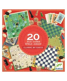 Djeco Classic 20 Games in 1 - 2 to 4 Players