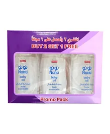 Nunu - Baby Oil Pack of 3 (400 ml each)