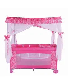 Babylove Playpen With Mosquito Net 27-910A - Pink
