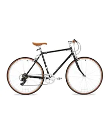 دراجة بلاتينيوم سيتي 700C من سبارتان - لون أسود مطفأ