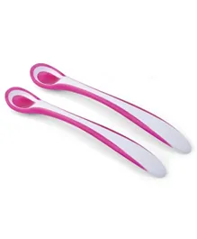 Nuvita Thermosensitive Spoons Pink - Pack of 2