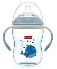Babyhug Twin Handle Training Soft Spout Cup Blue - 250 ml