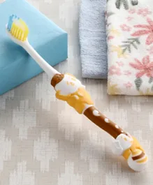Babyhug Ultra Soft Bristles Elephant Design Toothbrush - Yellow