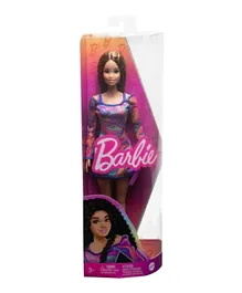 Barbie Fashionistas Doll Rainbow Marble - Print Dress