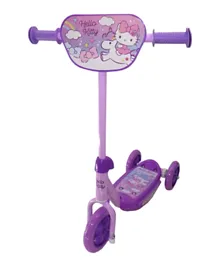 Hello Kitty 3 Wheels Kids scooter - Purple
