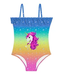 Slipstop Pammy V Cut Swimsuit - Multicolor