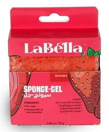 LABELLA - Sponge Gel Soap 75Gm - Strawberry