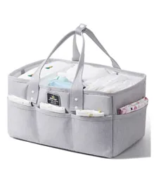 Sunveno Diaper Caddy with 100 Changing Mats - Grey