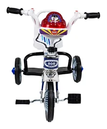 أملا بيبي - دراجة ثلاثية العجلات بمقعدين - أزرق وأسود