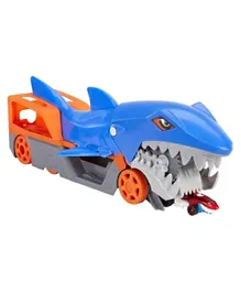 Hot Wheels Shark Chomp Transport - Blue and Orange