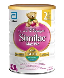 Similac - Max Pro Baby Formula (2) 820 Gm - 6-12 M