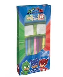 Multiprint Italia PJ Mask Marker Pens and Stamps Art Set - 13 Pieces