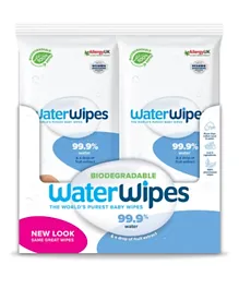 Waterwipes - Original Plastic Free Wipes - 448 Count (16 Pack Of 28 Wipes) - White