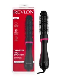 Revlon - One Step Root Booster Round Brush Dryer And Hair Styler Fight Frizz And Add Volume