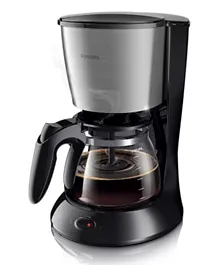 فيليبس - ماكينة صنع القهوة ديلي كوليكشن 1.2 لتر 1000 وات HD7462/20 - أسود ومعدني